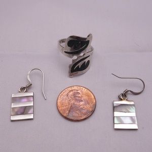Vintange Mexican Sterling Silver Set